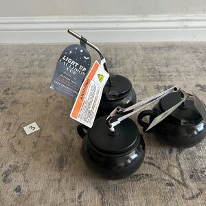 3 brand new light up cauldron cup